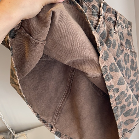 Leopard denim mini skirt - Picture 5 of 5